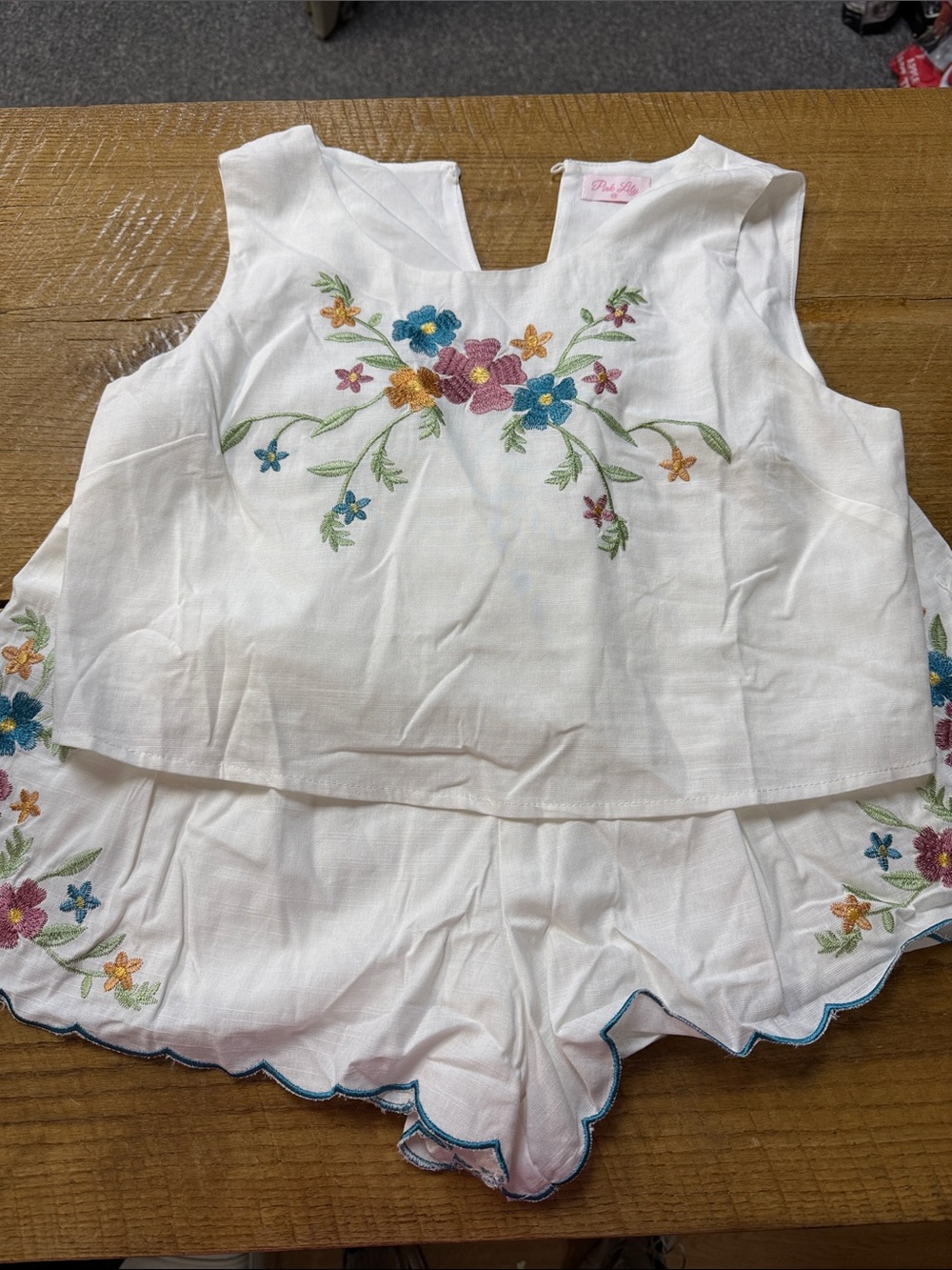 2 piece short and rank set from Pink Lily